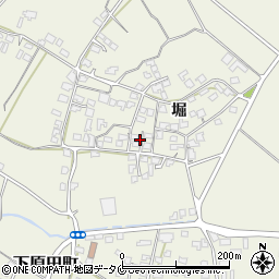 熊本県人吉市下原田町堀172周辺の地図