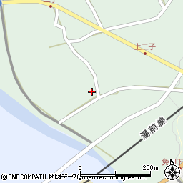 熊本県球磨郡あさぎり町二子周辺の地図
