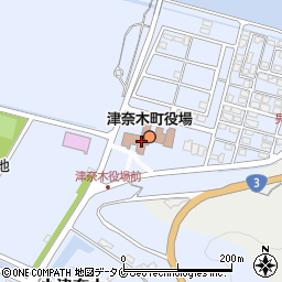 熊本県津奈木町（葦北郡）周辺の地図