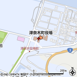 津奈木町役場周辺の地図
