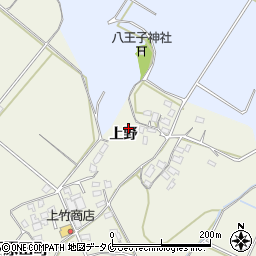 熊本県人吉市下原田町上野周辺の地図