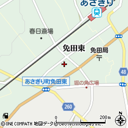 熊本県球磨郡あさぎり町本町周辺の地図