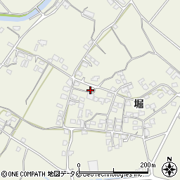 熊本県人吉市下原田町堀186周辺の地図