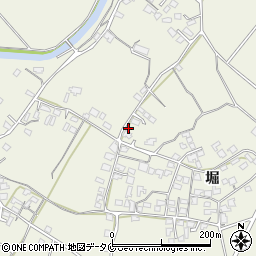 熊本県人吉市下原田町堀1222周辺の地図
