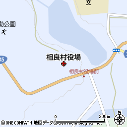 熊本県相良村（球磨郡）周辺の地図