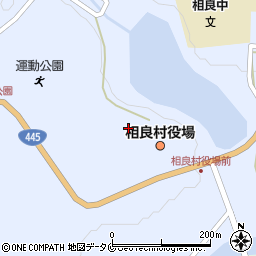 相良村役場　教育委員会周辺の地図