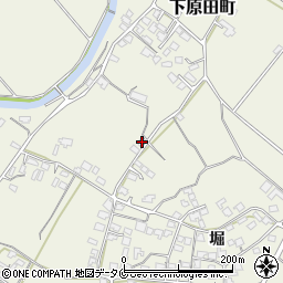 熊本県人吉市下原田町西門90周辺の地図