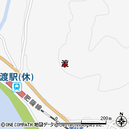 熊本県球磨村（球磨郡）渡周辺の地図