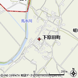 熊本県人吉市下原田町嵯峨里1292周辺の地図
