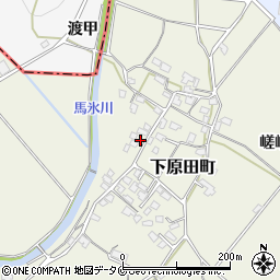 熊本県人吉市下原田町嵯峨里1332周辺の地図