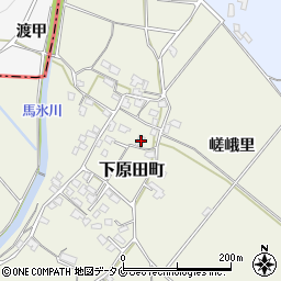 熊本県人吉市下原田町嵯峨里1304周辺の地図