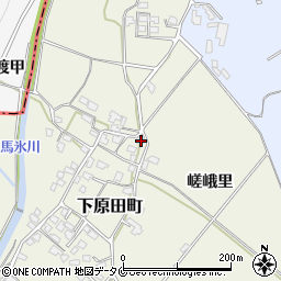 熊本県人吉市下原田町嵯峨里1307周辺の地図