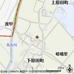 熊本県人吉市下原田町嵯峨里1442-2周辺の地図