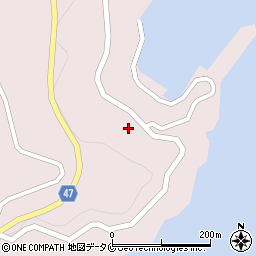 鹿児島県出水郡長島町諸浦1024周辺の地図