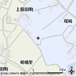 熊本県人吉市上原田町尾崎1712周辺の地図
