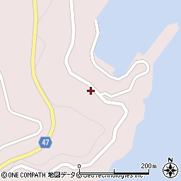 鹿児島県出水郡長島町諸浦992周辺の地図