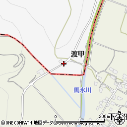 熊本県球磨郡球磨村渡甲周辺の地図