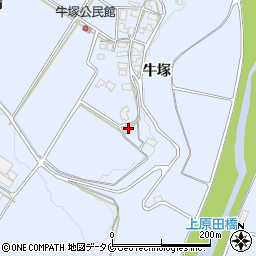 熊本県人吉市上原田町牛塚732周辺の地図