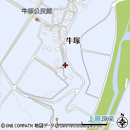 熊本県人吉市上原田町牛塚729周辺の地図