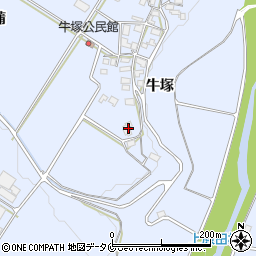 熊本県人吉市上原田町牛塚694周辺の地図