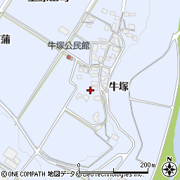 熊本県人吉市上原田町牛塚713周辺の地図