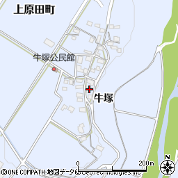 熊本県人吉市上原田町牛塚717周辺の地図