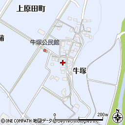 熊本県人吉市上原田町牛塚719周辺の地図