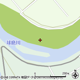 球磨川周辺の地図
