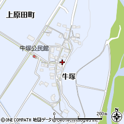 熊本県人吉市上原田町牛塚539周辺の地図