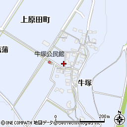 熊本県人吉市上原田町牛塚543周辺の地図