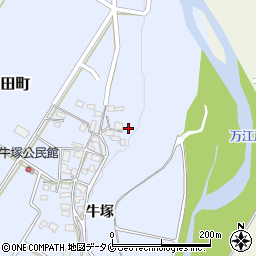 熊本県人吉市上原田町牛塚409周辺の地図