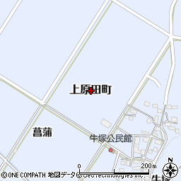 熊本県人吉市上原田町周辺の地図