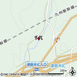 熊本県葦北郡津奈木町千代周辺の地図