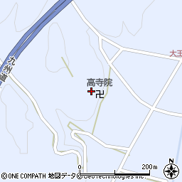 高寺院周辺の地図
