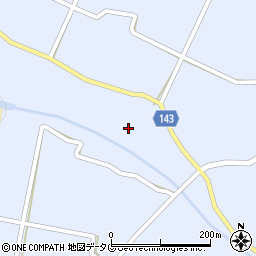 柳橋川周辺の地図