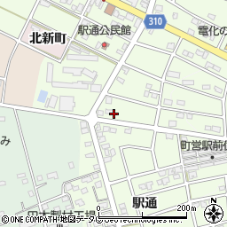 宮崎県児湯郡都農町駅通周辺の地図