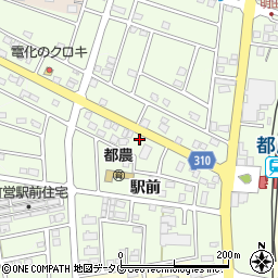 宮崎県児湯郡都農町駅前周辺の地図