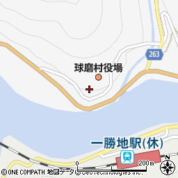 球磨村役場　会計室周辺の地図