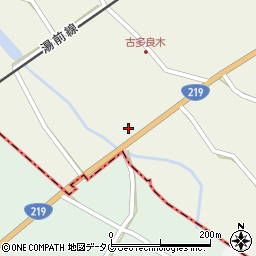 熊本県球磨郡多良木町多良木4573周辺の地図