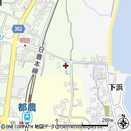 宮崎県児湯郡都農町明田3842周辺の地図