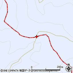 棚倉峠周辺の地図