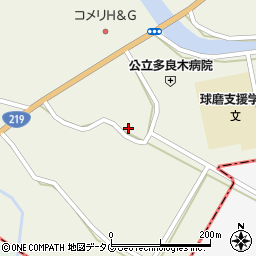 熊本県球磨郡多良木町多良木4258周辺の地図
