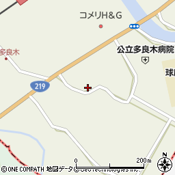 熊本県球磨郡多良木町多良木4267周辺の地図
