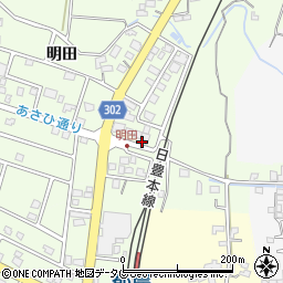 宮崎県児湯郡都農町明田3949周辺の地図