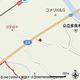 熊本県球磨郡多良木町多良木4262周辺の地図