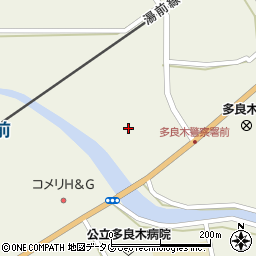 熊本県球磨郡多良木町多良木3233周辺の地図