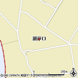 熊本県湯前町（球磨郡）瀬戸口周辺の地図