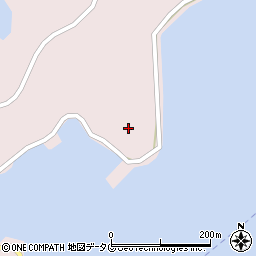 鹿児島県出水郡長島町諸浦42周辺の地図