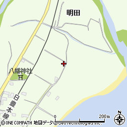 宮崎県児湯郡都農町明田4206周辺の地図