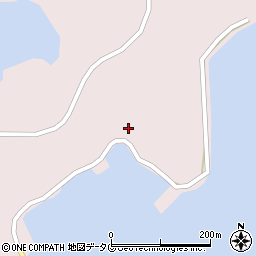 鹿児島県出水郡長島町諸浦54周辺の地図